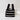 Knitted Fun Tote - Black & White Stripe