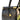 Cara - Leather Handbag with Barrel Clasp
