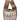 Knitted Fun Tote - Beige & Cream