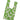 Knitted Fun Tote - Green Flower