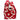 Knitted Fun Tote - Red Flowers